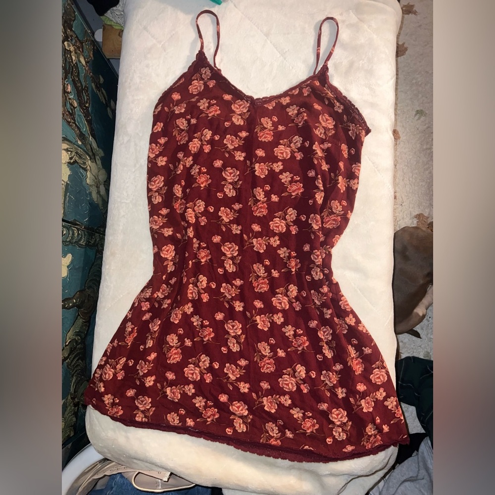 Red Rose Slip Dress